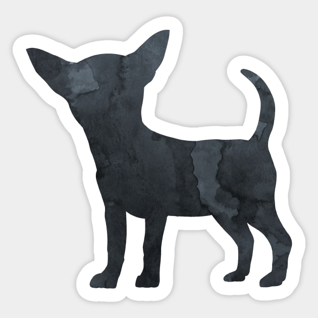 Chihuahua Art Sticker by BittenByErmines